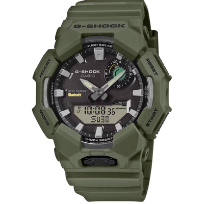 Casio G-Shock GA-B010-3AER analog herrklocka med svart urtavla och armband i resin