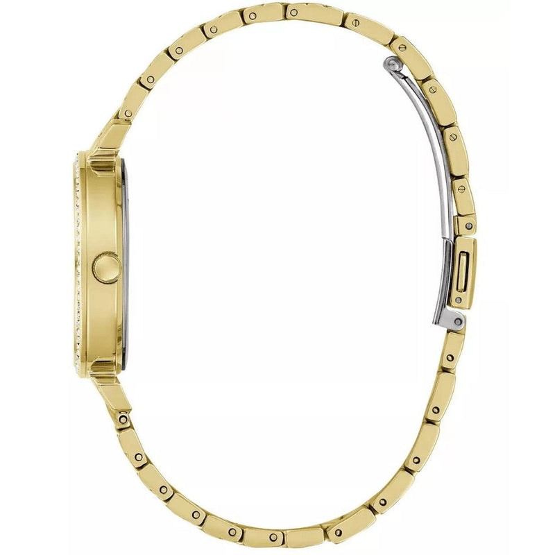 Guess Enchantment GW0763L2 analog damklocka med silver urtavla och armband i rostfritt stål