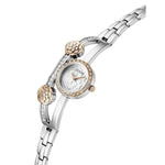 Guess Chole Damklocka GW0756L3 analog damklocka med silver urtavla och armband i rostfritt stål