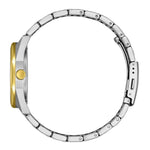 Citizen Eco-Drive BM7624-82A analog herrklocka med vit urtavla och armband i rostfritt stål
