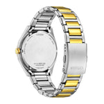 Citizen Eco-Drive BM7624-82A analog herrklocka med vit urtavla och armband i rostfritt stål