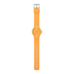 Casio Timeless MQ-24B-9BEF analog unisexklocka med orange urtavla och armband i gummi