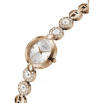 Guess Stardom GW0757L3 analog damklocka med silver urtavla och armband i rostfritt stål