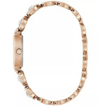 Guess Stardom GW0757L3 analog damklocka med silver urtavla och armband i rostfritt stål