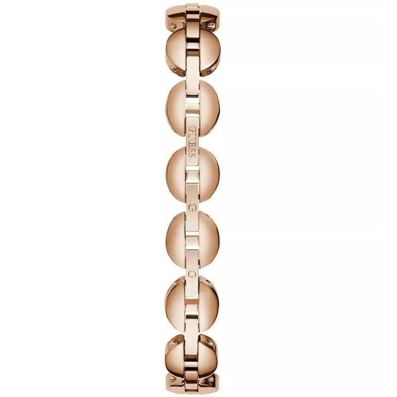 Guess Stardom GW0757L3 analog damklocka med silver urtavla och armband i rostfritt stål