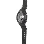 Casio G-Shock GA-2100SB-1AER analog herrklocka med silver urtavla och armband i resin