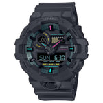 Casio G-SHOCK Ø53.4mm GA-700MF-1AER digital herrklocka med svart urtavla och armband i resin