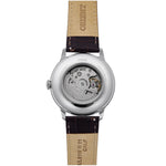 Orient Bambino RA-AK0807R30B analog herrklocka med rött urtavla och armband i läder