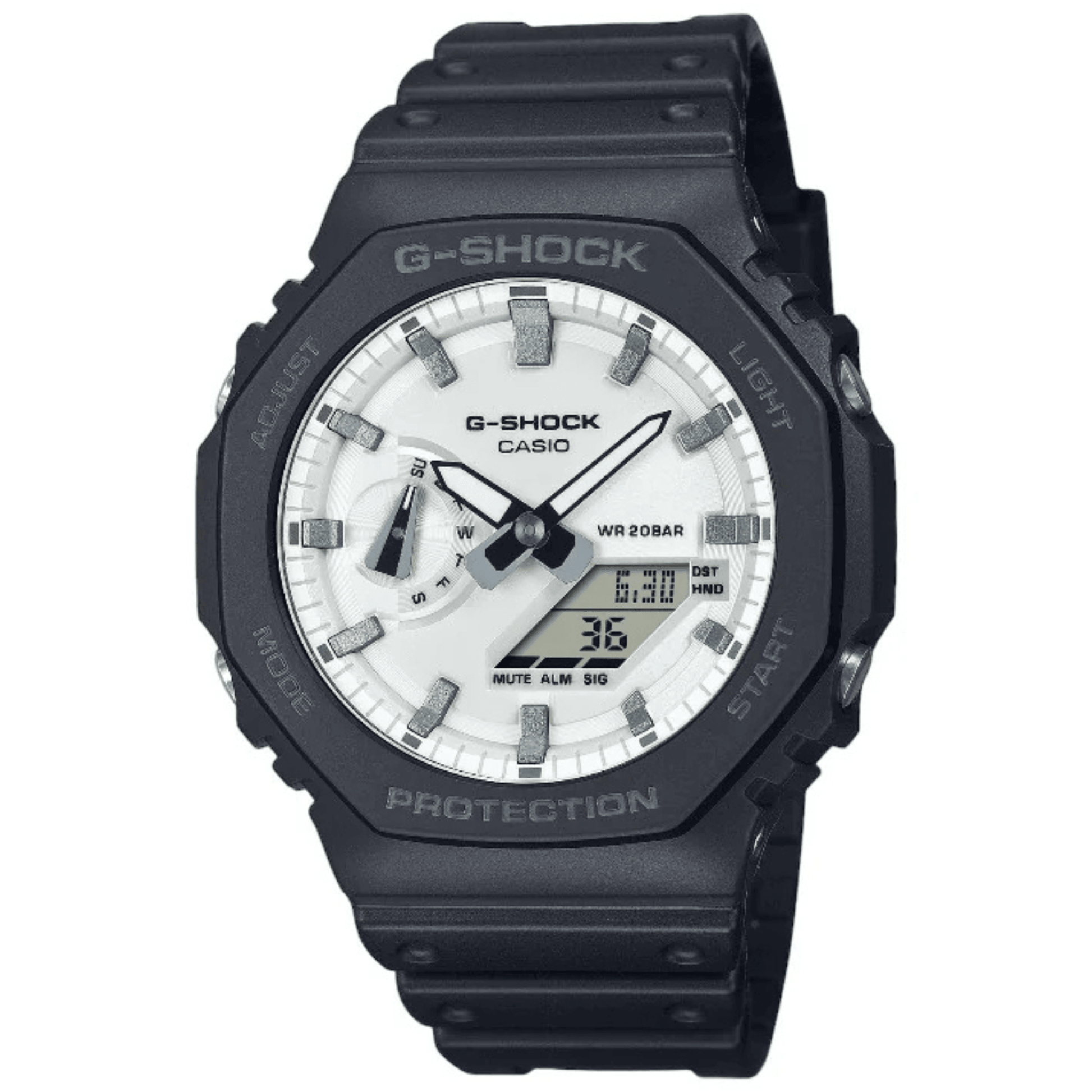 Casio Timeless Ø45mm GA-2100WD-1AER från  Casio – Märkesklocka hos Kronura