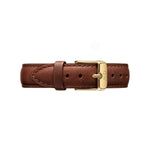 Daniel Wellington Petite St Mawes DW00100548 analog damklocka med svart urtavla och armband i läder