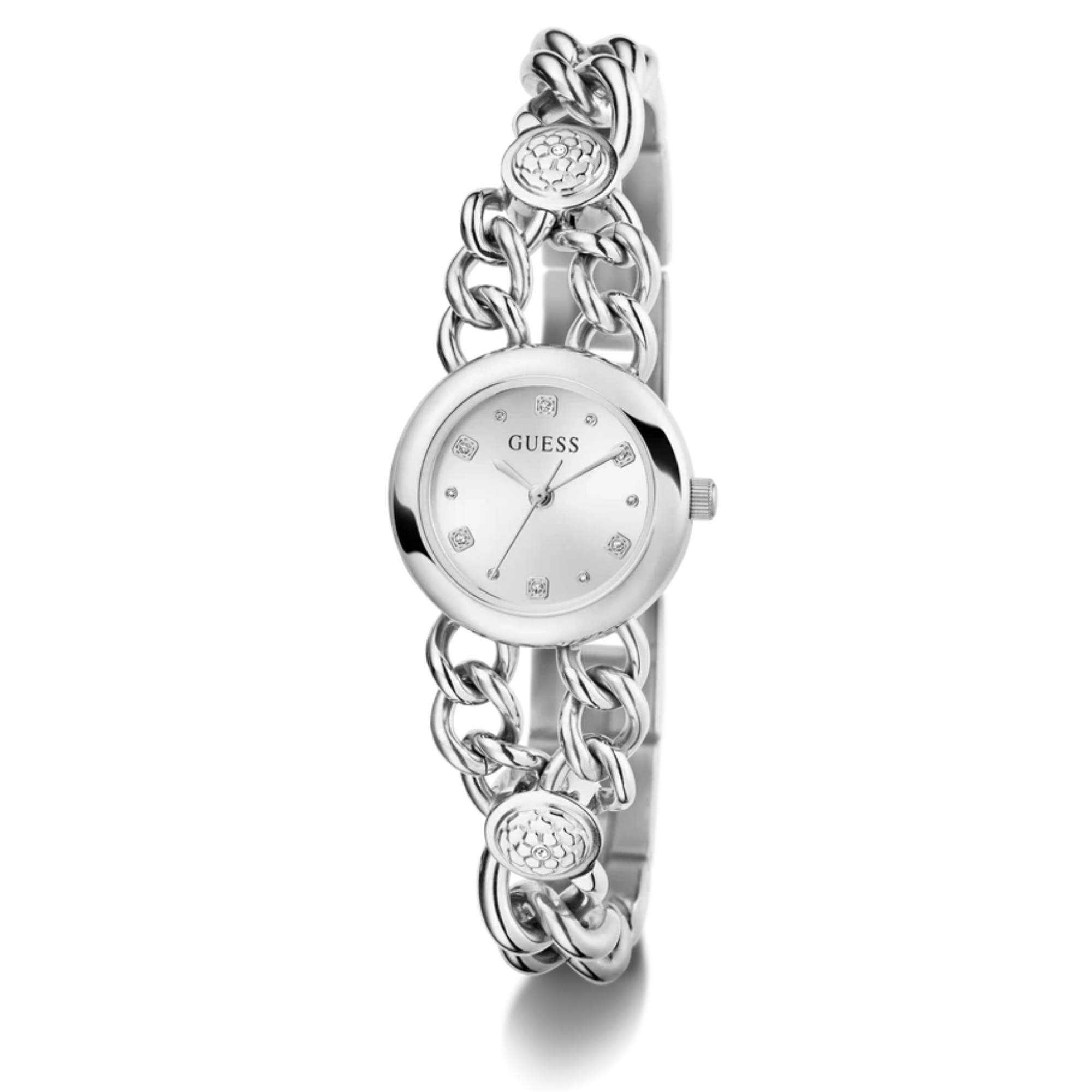 Guess Tone Analog Silver Damklocka GW0758L1