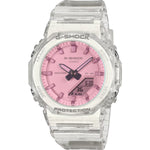 Casio G-Shock GMA-P2100SR-7AER (lägg gtin) ana-digi unisexklocka med rosa urtavla och armband i resin