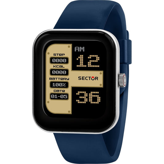 Sector S-03 Smartwatch R3251294501 digital damklocka med svart urtavla och armband i resin