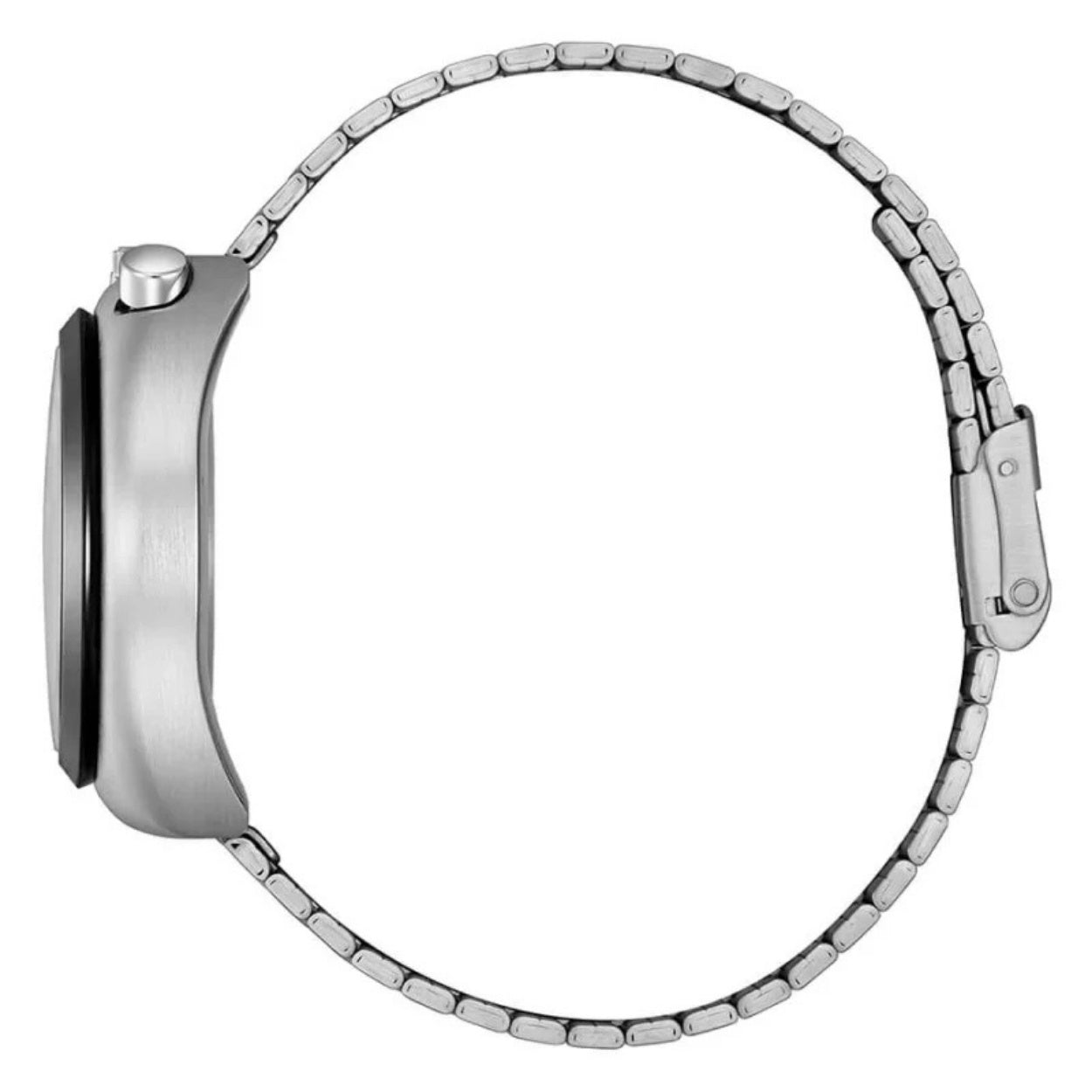 Citizen Bullhead Challenge Timer AN3660-73X analog herrklocka med grön urtavla och armband i rostfritt stål