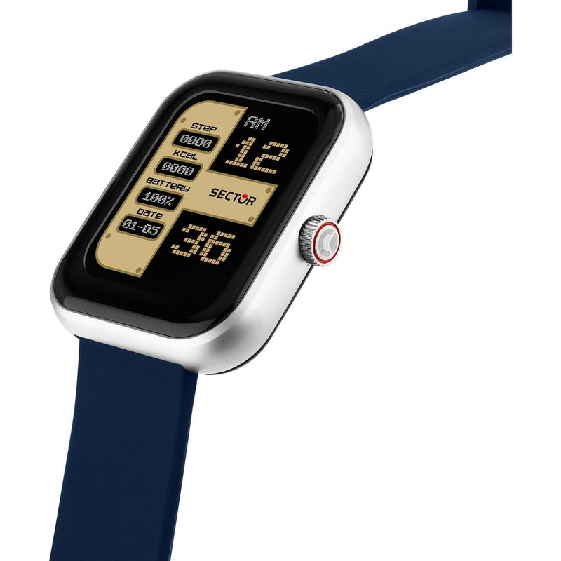 Sector S-03 Smartwatch R3251294501 digital damklocka med svart urtavla och armband i resin