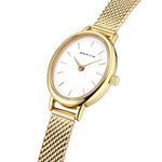 Bering Classic 11020-334 analog damklocka med vit urtavla och armband i rostfritt stål