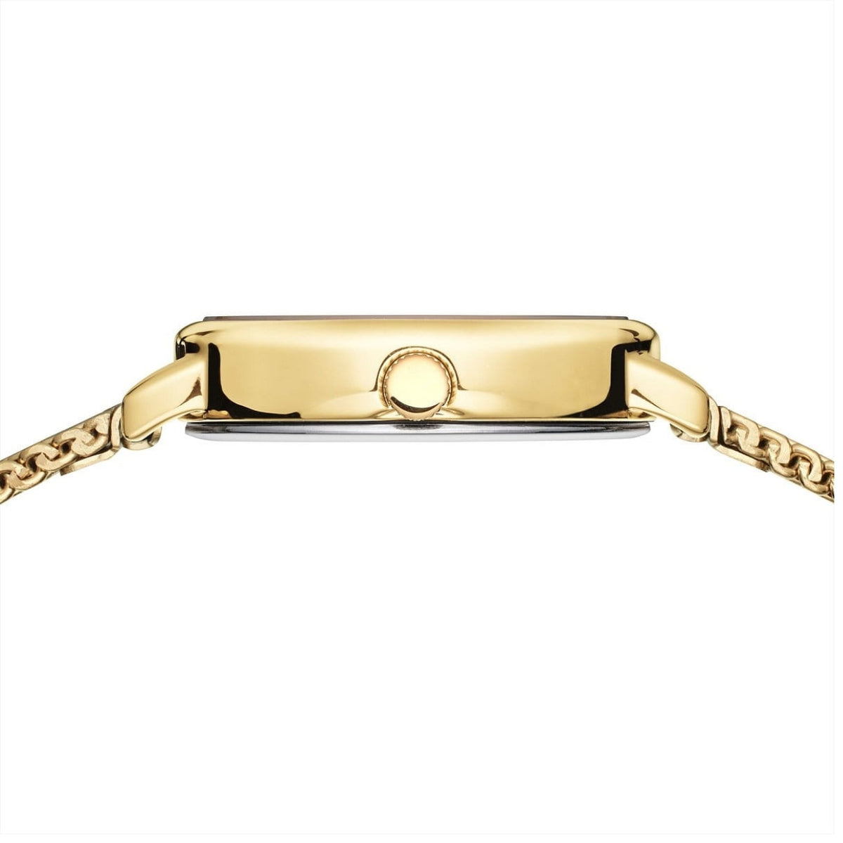 Bering Classic 11020-334 analog damklocka med vit urtavla och armband i rostfritt stål