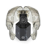 Philipp Plein Plein Extreme PWGAA0821 analog herrklocka med svart urtavla och armband i rostfritt stål