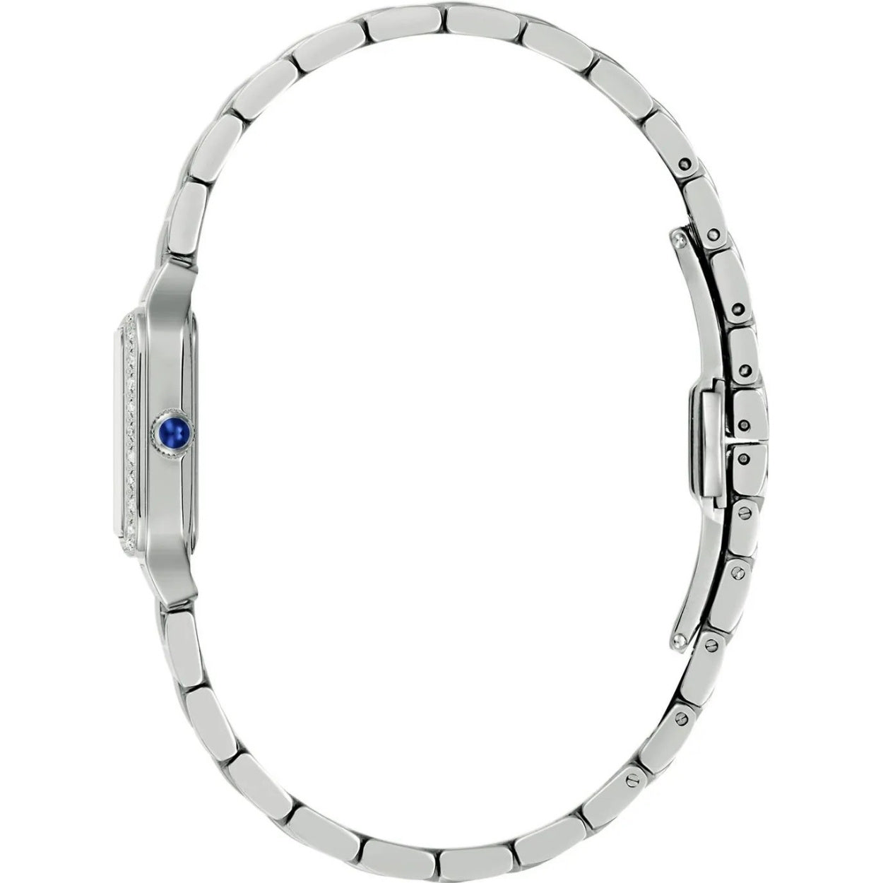 Bulova Sutton 96R256 analog damklocka med flerfärgad urtavla och armband i rostfritt stål