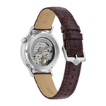 Bulova Aerojet 96A318 analog herrklocka med beige urtavla och armband i läder