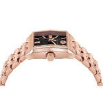 Philipp Plein Offshore PWMAA0822 analog damklocka med brun urtavla och armband i rostfritt stål