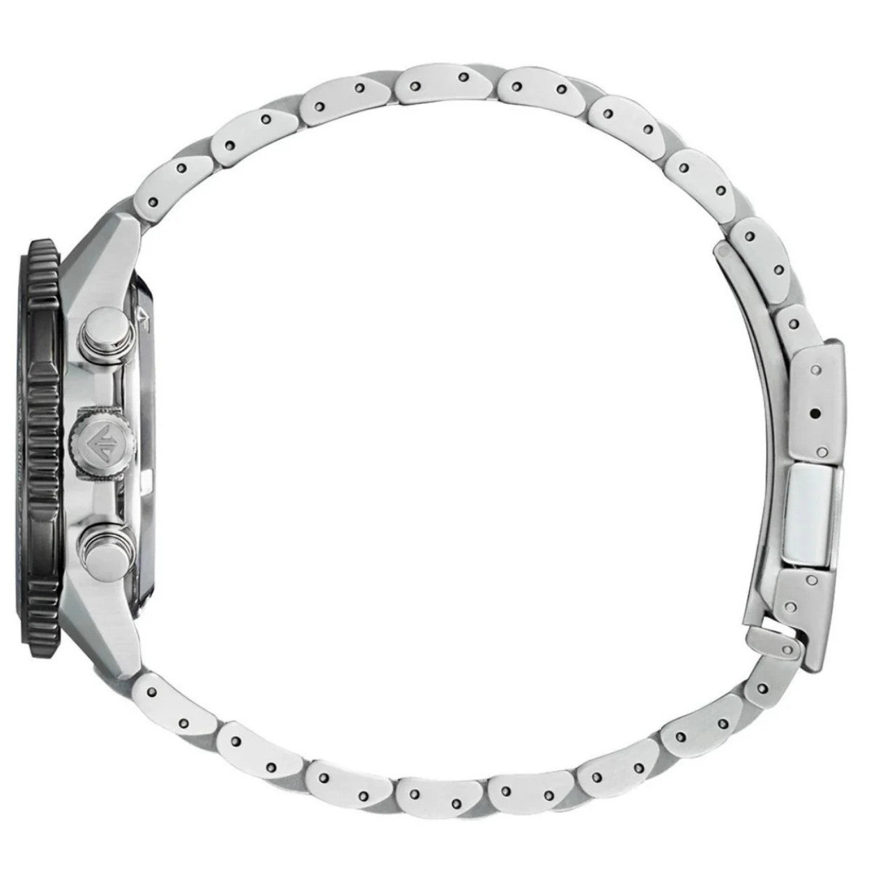 Citizen Promaster Sky CA4664-60E analog herrklocka med svart urtavla och armband i rostfritt stål