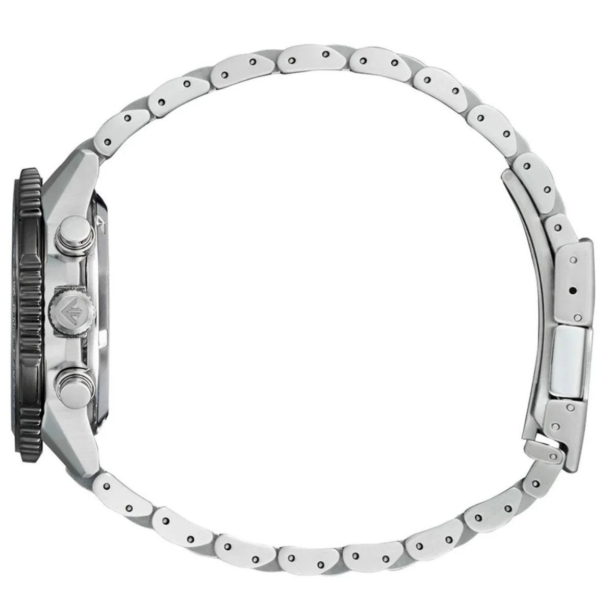 Citizen Promaster Sky CA4664-60E analog herrklocka med svart urtavla och armband i rostfritt stål