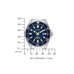 Citizen Super Titanium Promaster BN0201-88L analog herrklocka med blå urtavla och armband i titan