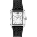 Philipp Plein Offshore PWMAA0122 analog damklocka med silver urtavla och armband i gummi