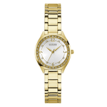 Guess Dress Charlotte GW0767L2 analog damklocka med vit urtavla och armband i rostfritt stål