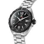 TAG Heuer Formula 1 Date WAZ1110.BA0875 analog herrklocka med svart urtavla och armband i rostfritt stål