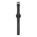 Casio Timeless MQ-24B-1BEF analog unisexklocka med svart urtavla och armband i resin