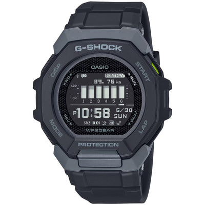 Casio G-Shock G-Squad GBD-300-1ER digital unisexklocka med svart urtavla och armband i resin