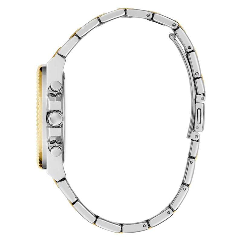 Guess Equality GW0769L3 analog damklocka med silver urtavla och armband i rostfritt stål