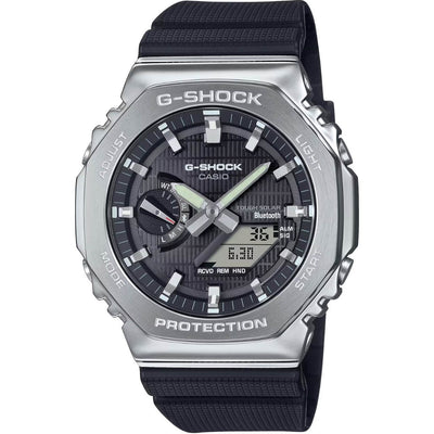 Casio G-Shock GBM-2100-1AER ana-digi herrklocka med svart urtavla och armband i resin