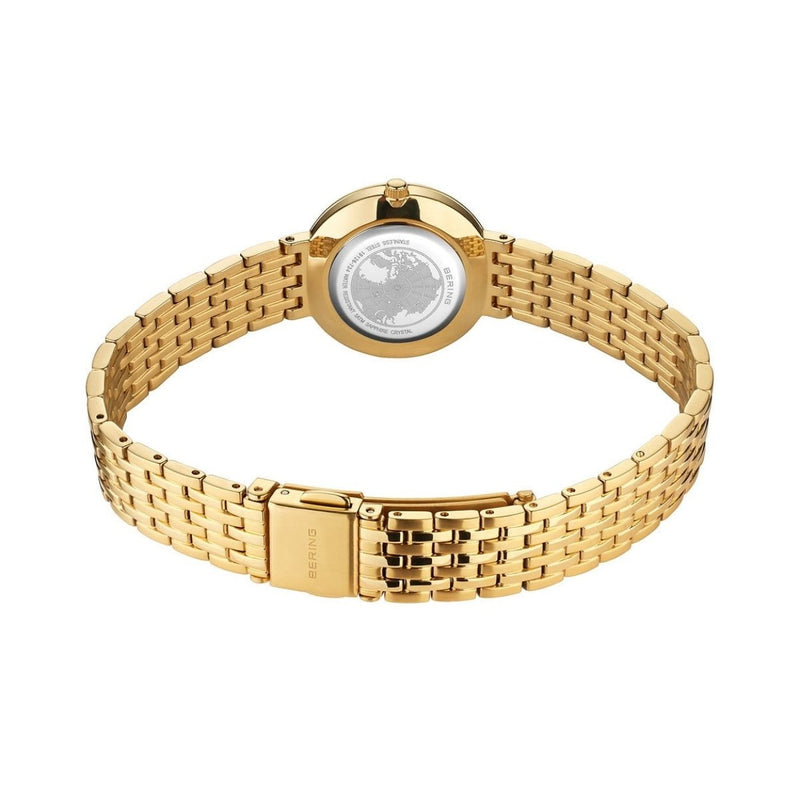Bering Classic 19126-734 analog damklocka med pärlemor urtavla och armband i rostfritt stål