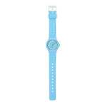 Casio Timeless LQ-24B-2BEF analog unisexklocka med blå urtavla och armband i resin