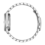 Citizen TSUYOSA NJ0200-50L analog herrklocka med turkos urtavla och armband i rostfritt stål