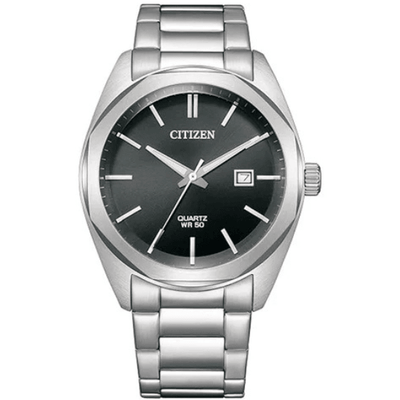Citizen Hyperion BI5110-54E analog herrklocka med svart urtavla och armband i rostfritt stål