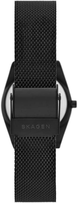 Skagen Grenen Lille SKW3088 analog damklocka med svart urtavla och armband i rostfritt stål