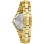 Bulova Classic Prestige 97M119 analog damklocka med vit urtavla och armband i rostfritt stål