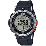 Casio Pro Trek PRW-30-1AER digital herrklocka med svart urtavla och armband i resin