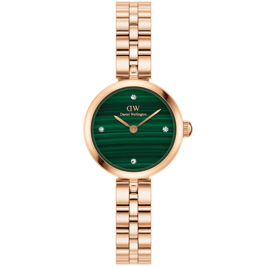 Daniel Wellington Elan Lumine Malachite DW00100721 analog damklocka med grön urtavla och armband i rostfritt stål