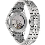 Bulova Sutton Automatic 96B425 analog herrklocka med blå urtavla och armband i rostfritt stål