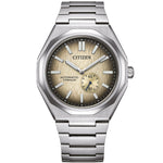Citizen Automatic Titanium Zenshin 60 NK5020-58P analog herrklocka med koppar urtavla och armband i titan