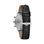 Bulova Classic Sutton 96B413 analog herrklocka med grön urtavla och armband i läder