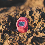 Casio G-Shock G-Lide Damklocka GLX-S5610-4ER digital unisexklocka med svart urtavla och armband i resin