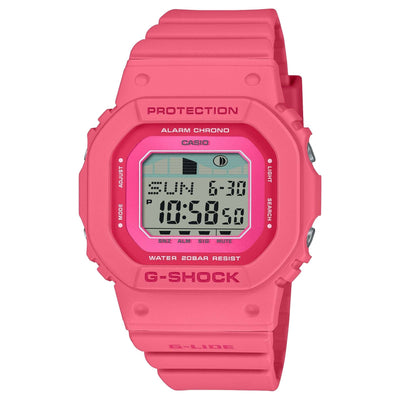 Casio G-Shock G-Lide Damklocka GLX-S5610-4ER digital unisexklocka med svart urtavla och armband i resin