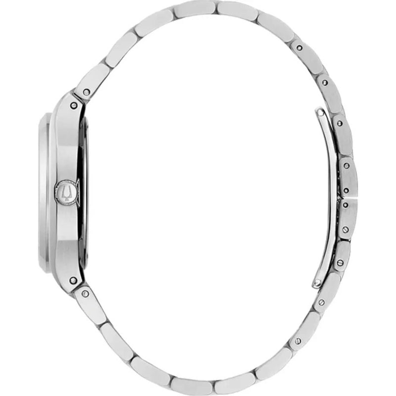 Bulova Surveyor 96P243 analog damklocka med turkos urtavla och armband i rostfritt stål