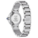 Citizen L EM1060-87L analog damklocka med blå urtavla och armband i rostfritt stål